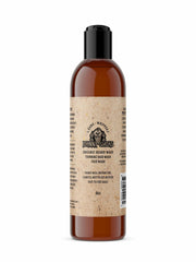 Johnny Slicks beard wash bottle shows organic formula for daily cleansing and refreshed beard.