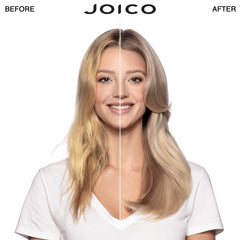 Joico Color Balance Purple Conditioner tube nourishes while preserving icy gray hues.