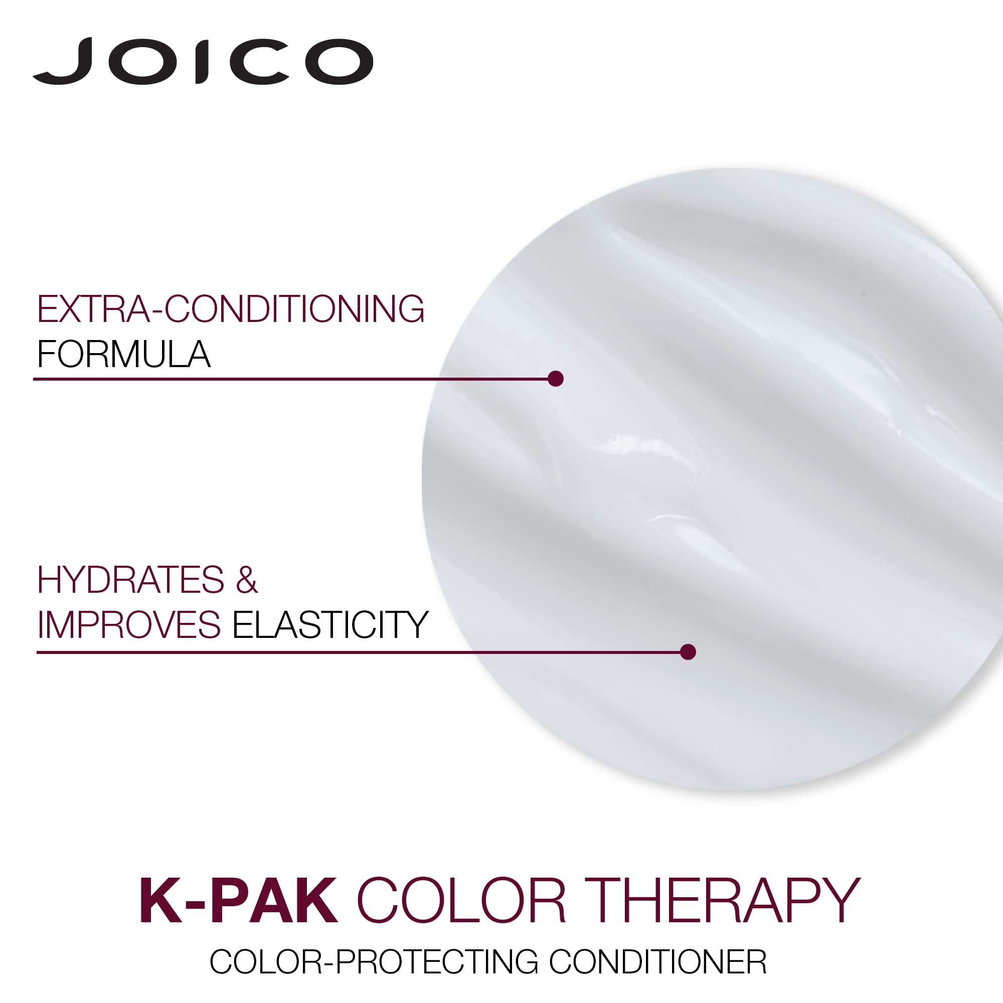 Joico Color Therapy hair after use showing radiant shine and healthy look