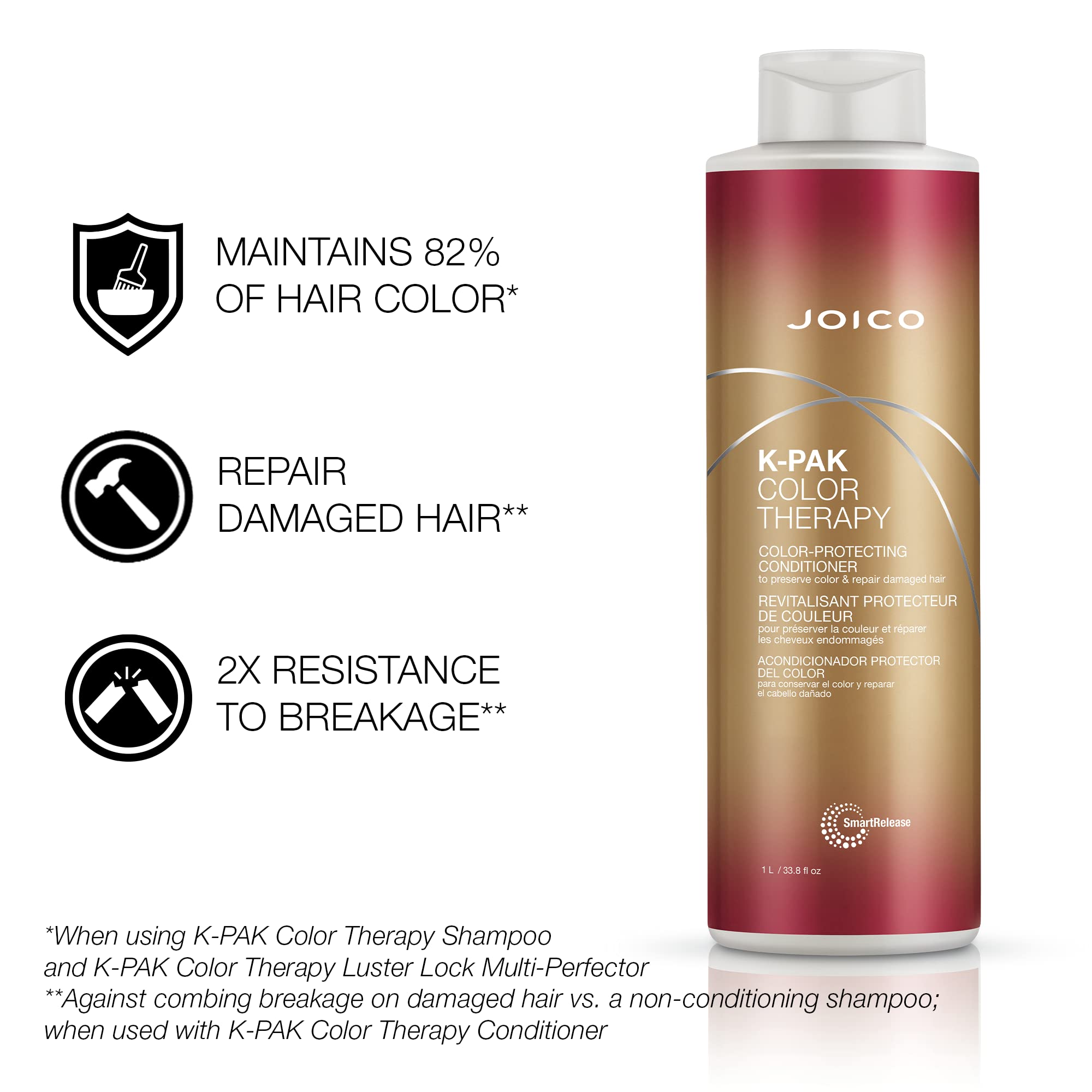 Close-up of Joico Color Therapy shampoo lather highlighting gentle cleansing