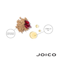 Joico Colorful Anti-Fade Conditioner bottle closeup showing hydration and detangling benefits