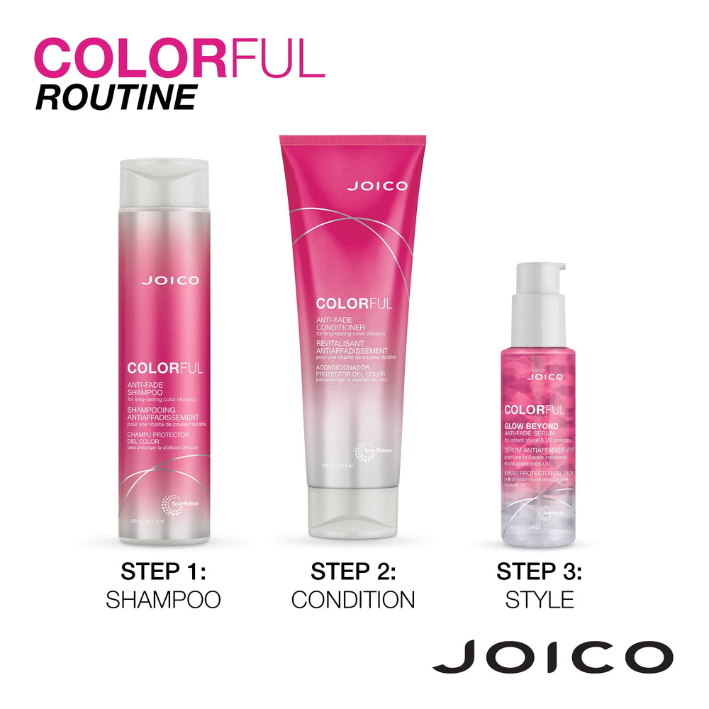 Joico Colorful Anti-Fade Set packaging display highlighting long-lasting vibrancy