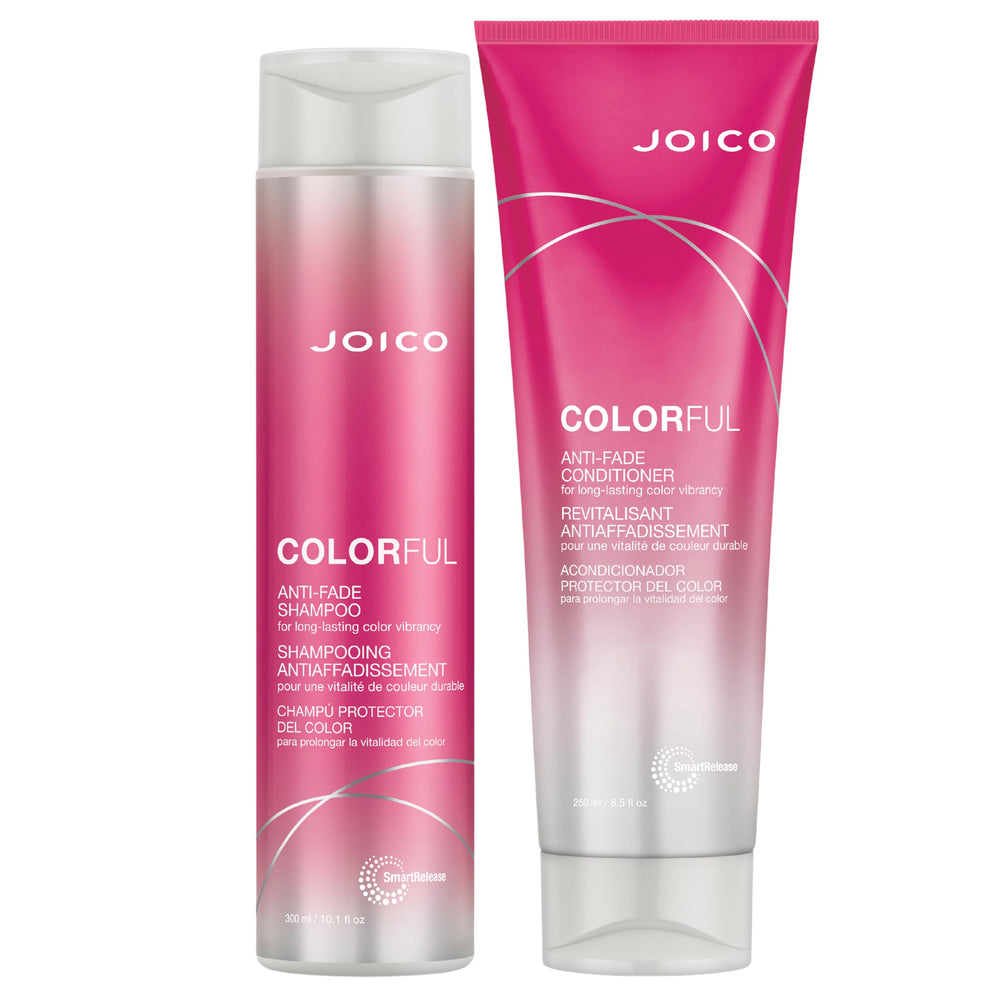 Joico Colorful Anti-Fade Shampoo bottle front with color protection for color-treated hair