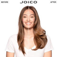 Joico HydraSplash conditioner bottle close-up showing lightweight hydration for delicate strands