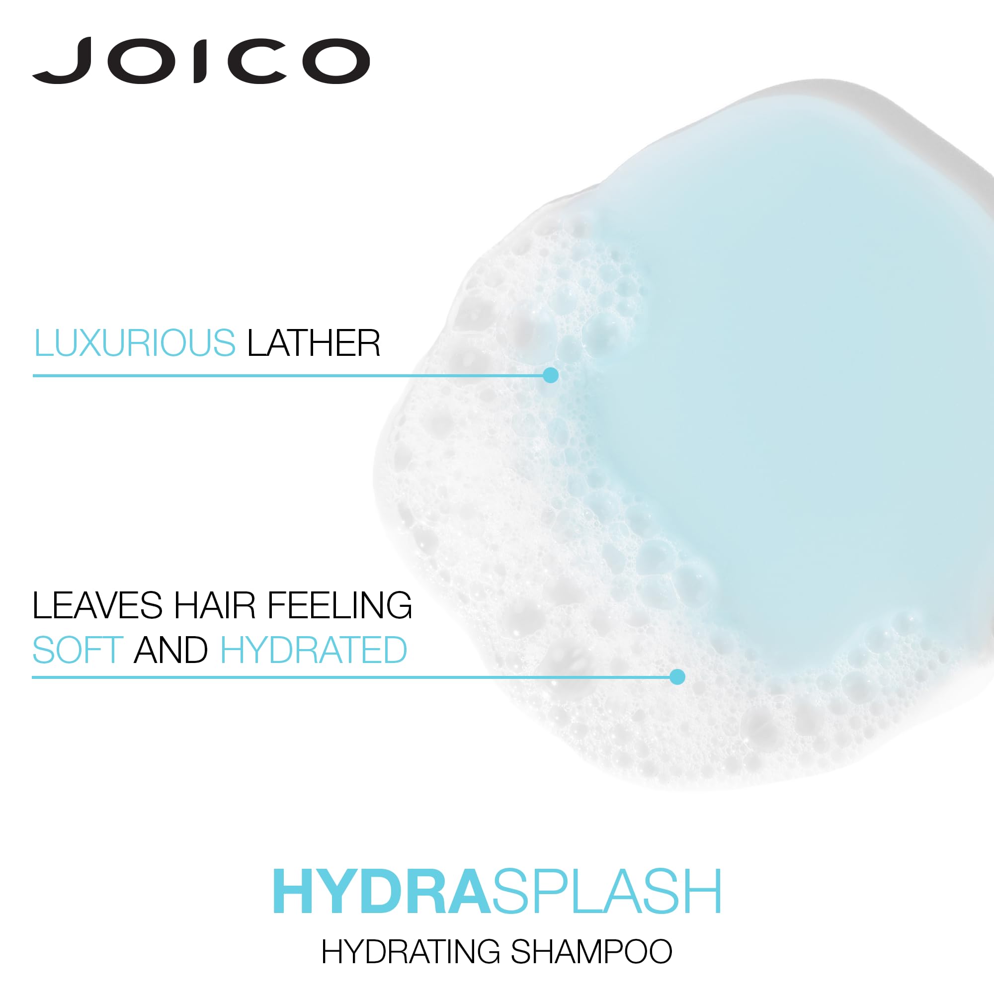 Joico HydraSplash hair soft hydration close-up illustrating natural shine and touchable softness