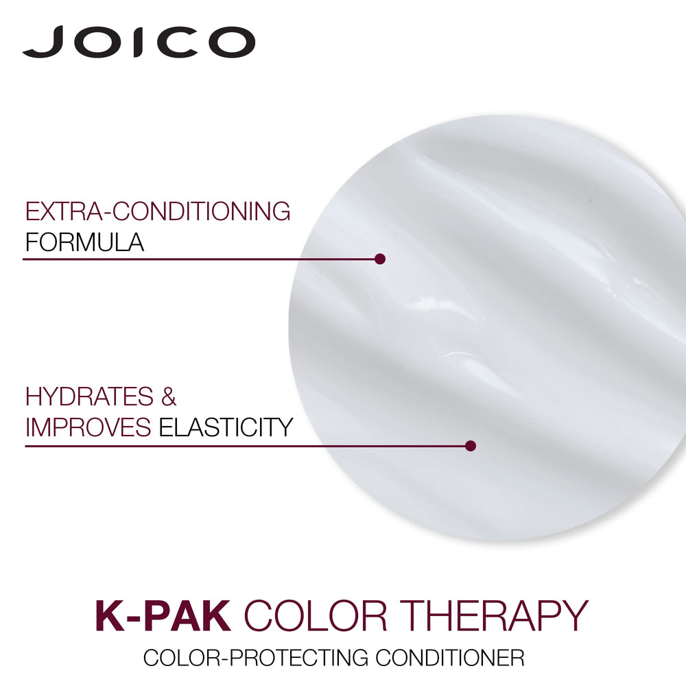 Joico K-pak Color Therapy argan-oil-closeup underscores smoother styling and reduced frizz