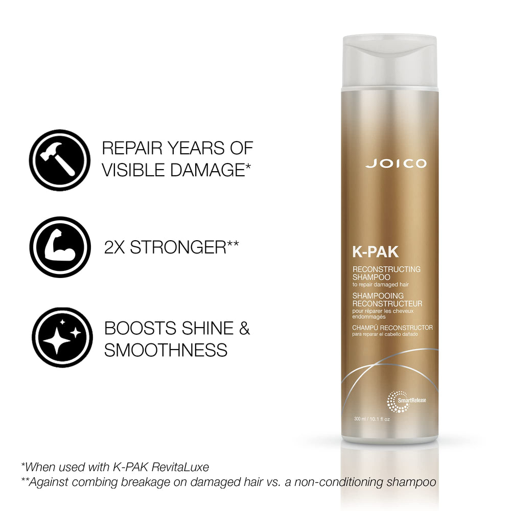 Joico K-PAK Daily Conditioner bottle front - smooths and nourishes depleted hair