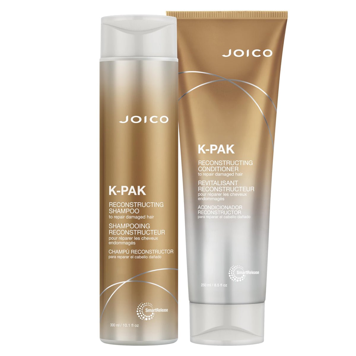 Joico K-PAK Daily Shampoo bottle front - gentle daily cleansing for damaged hair