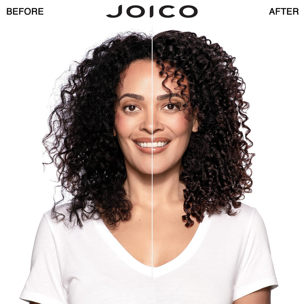 Joico Moisture Recovery conditioner bottle restores softness and elasticity.