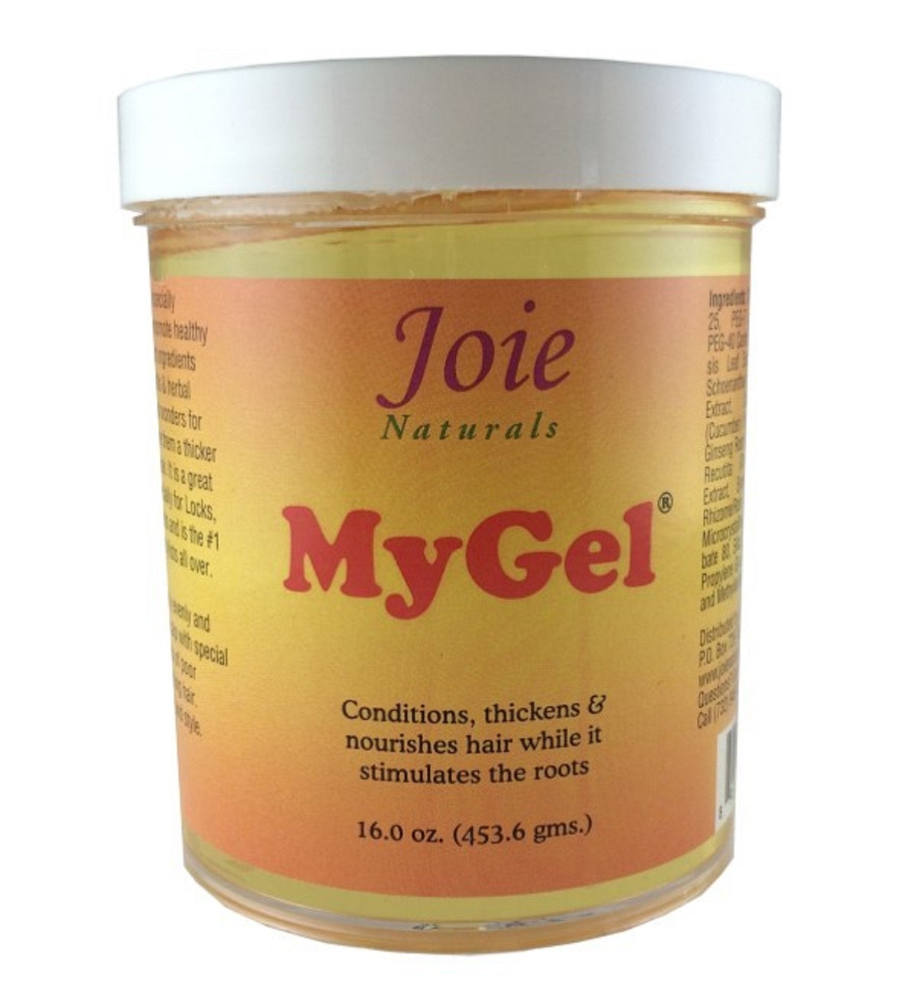 Joie Naturals MyGel Hair Styling Gel bottle for smooth, controlled styling.