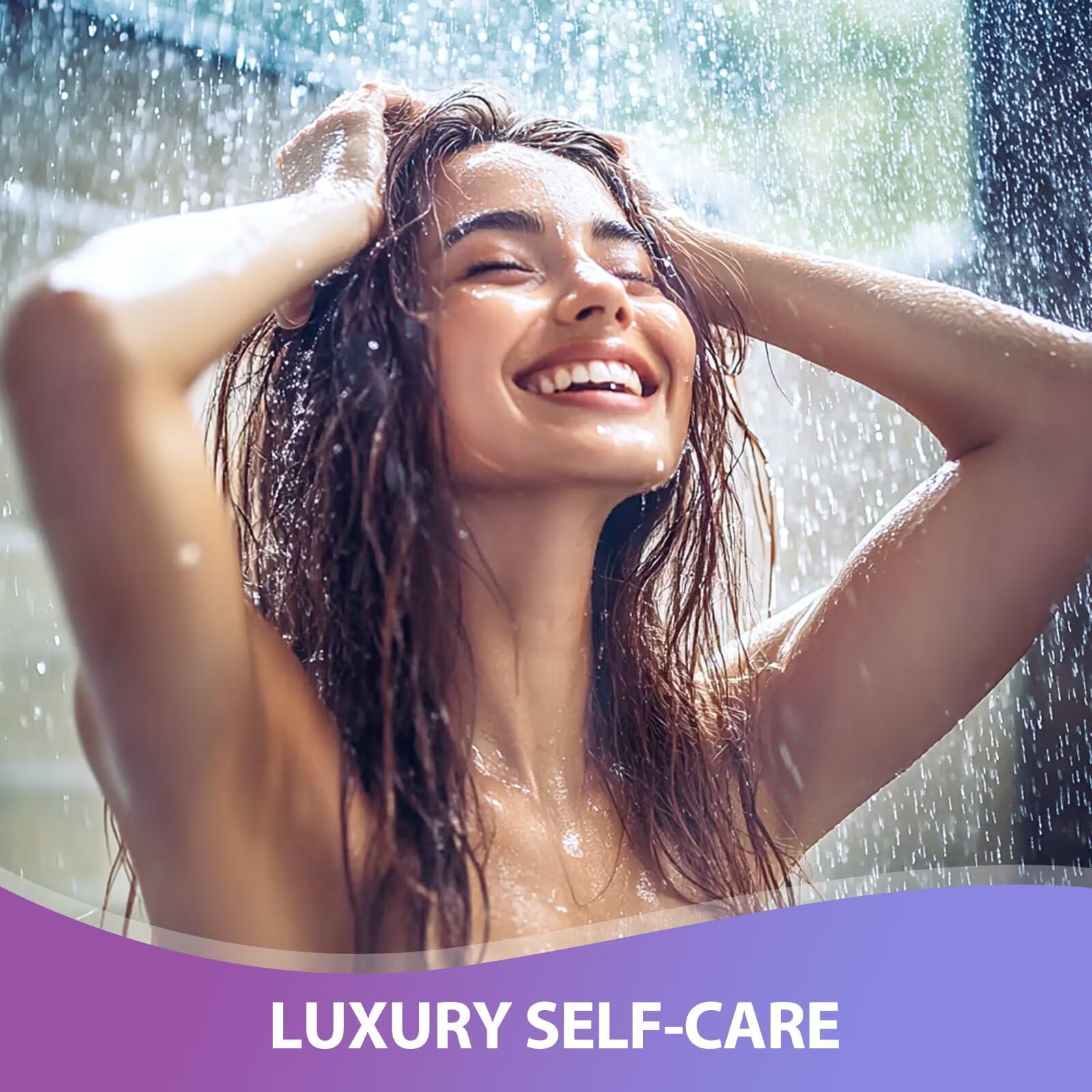 JoJowell lavender steamers emit long-lasting fragrance ideal for post-shower relaxation.