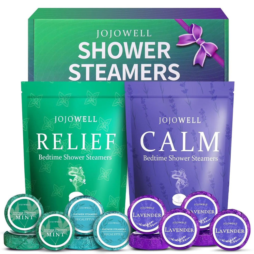 JoJowell shower steamers 12-pack ready for home spa use