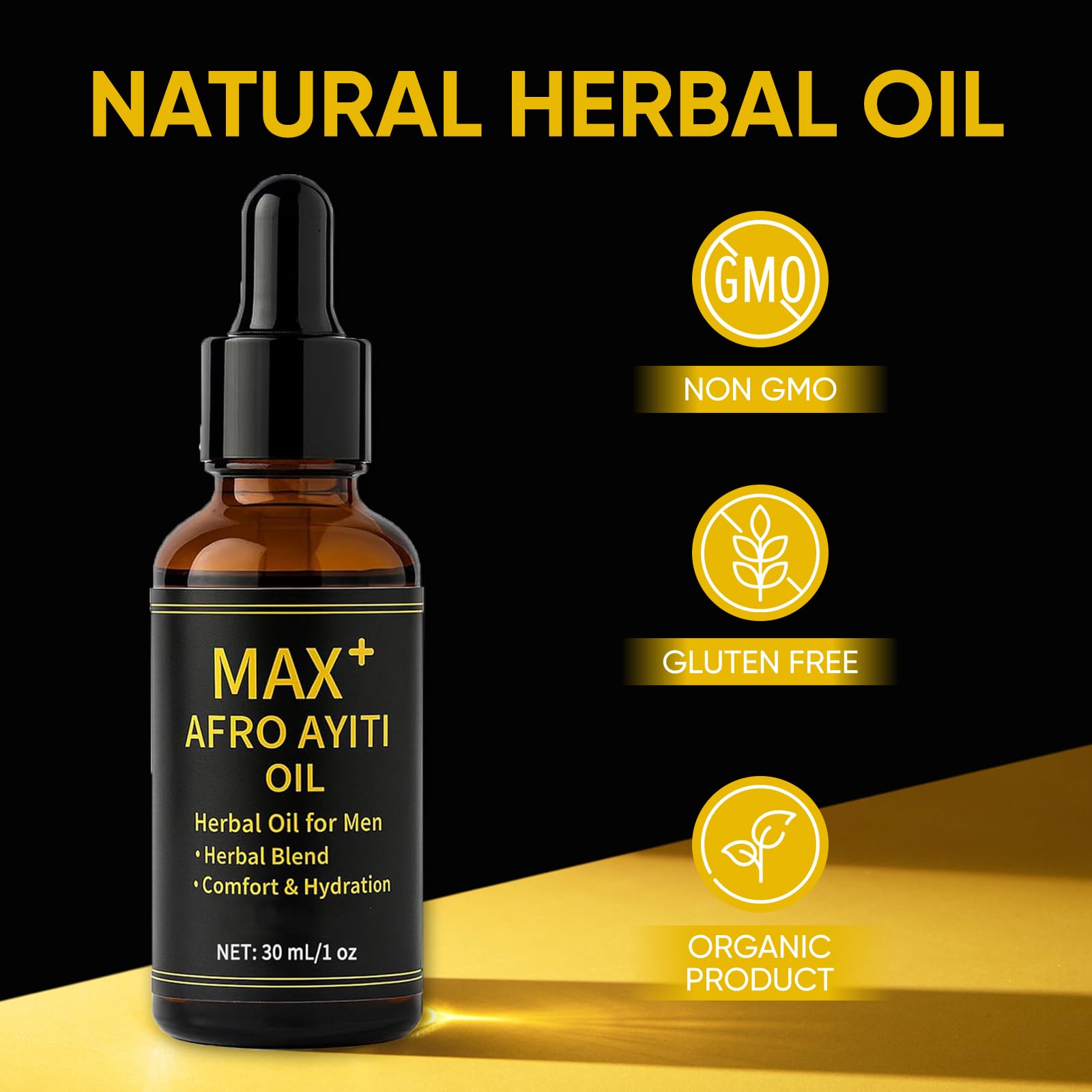 JOKODOMUS Max+ Afro Ayiti Oil provides hydrating skin benefits