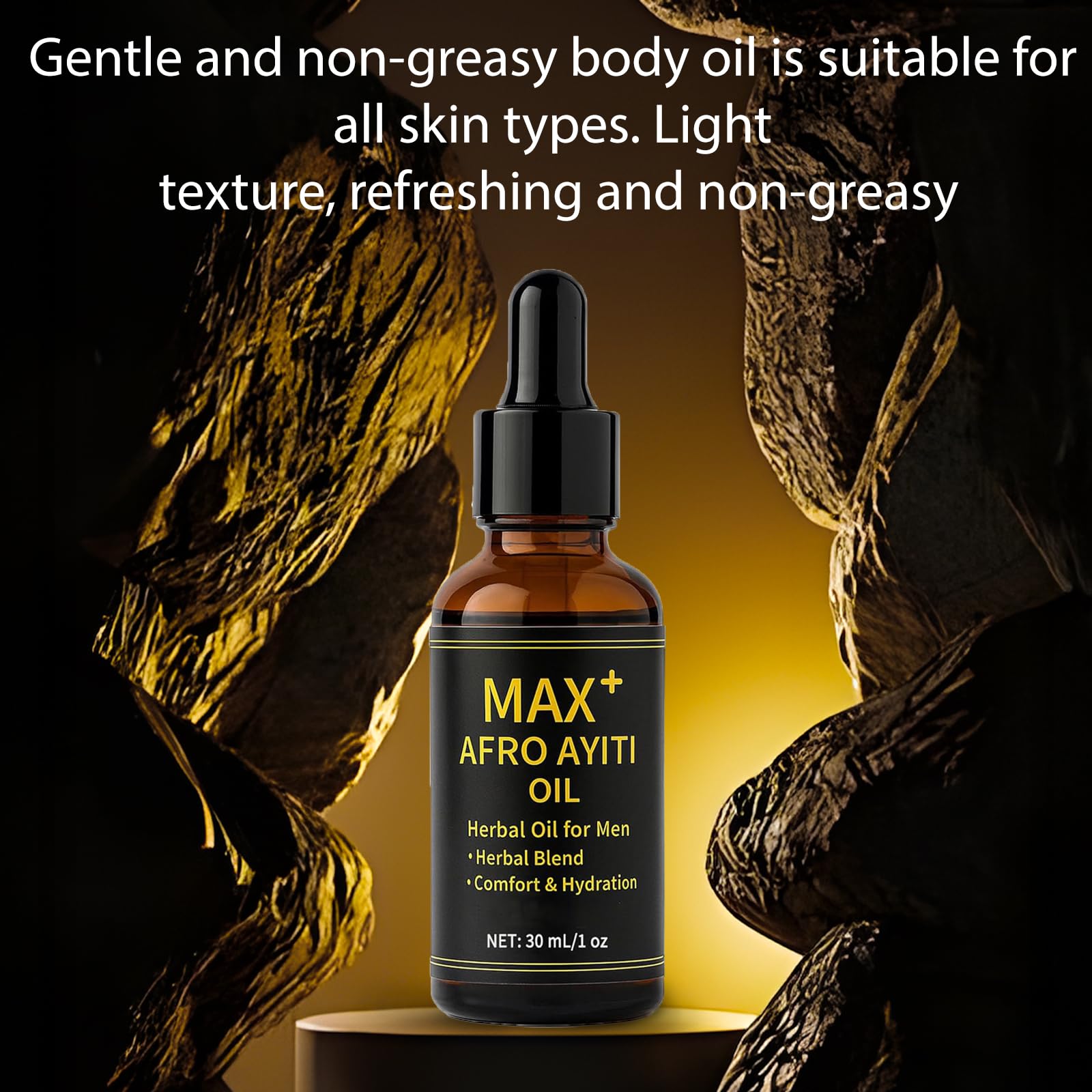 JOKODOMUS Max+ Afro Ayiti Oil travel-compact bottle for on-the-go care
