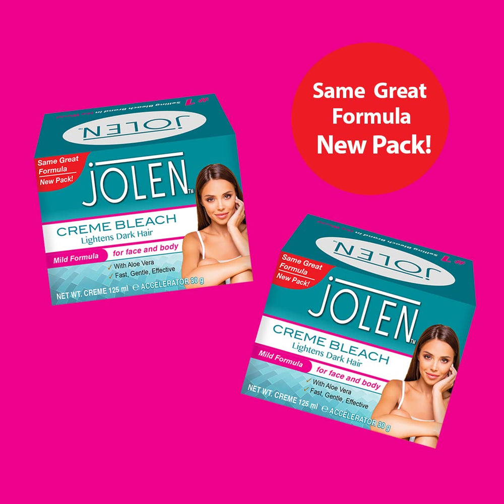 Presentación en estante de Jolen para soluciones de belleza diarias.