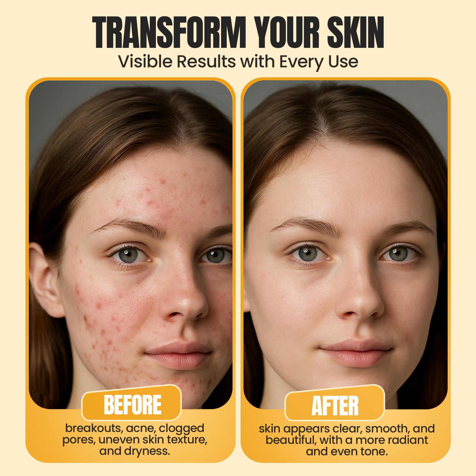 Joli Noir fragrance-free formula closeup reassures irritation-free use on sensitive skin.