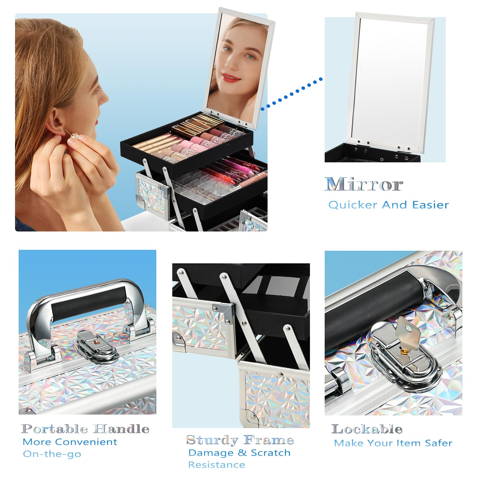 Joligrace gift-ready beauty case suits holidays and birthdays.