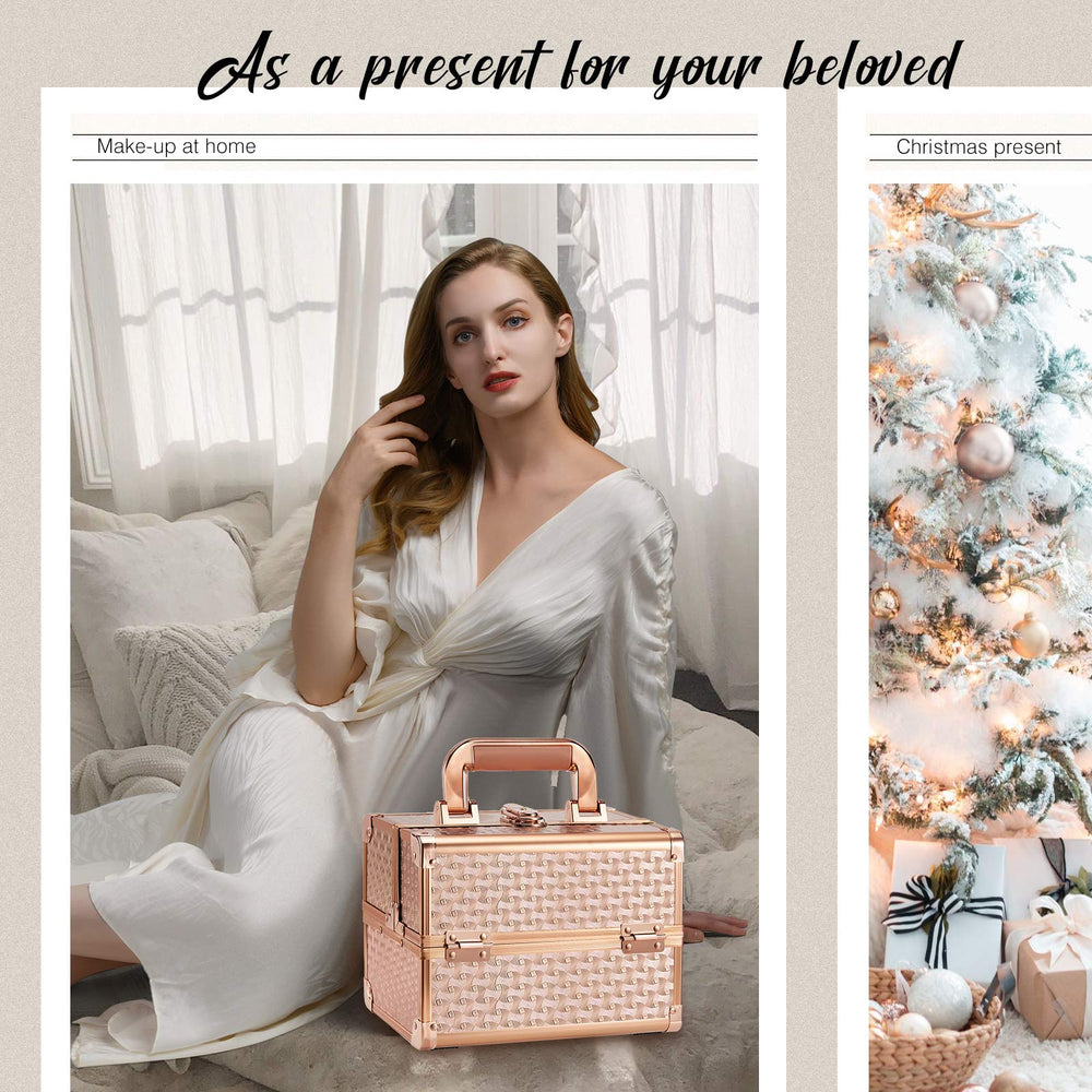 Joligrace gift-ready makeup storage case ideal for gifting occasions.