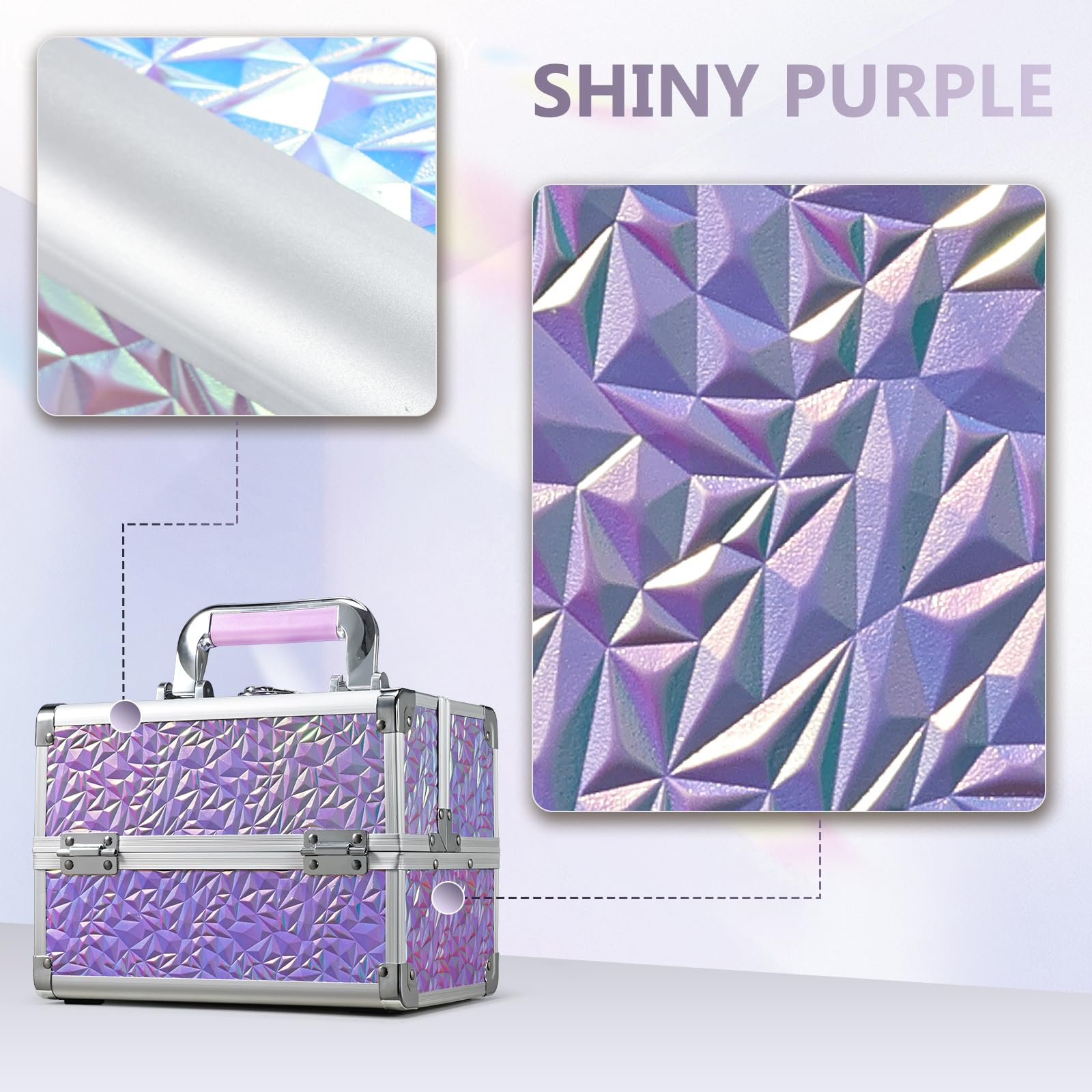 Joligrace makeup-case travel-ready compact holds essential items