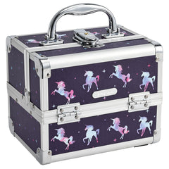 Joligrace makeup case unicorn design for girls enables playful storage and easy access