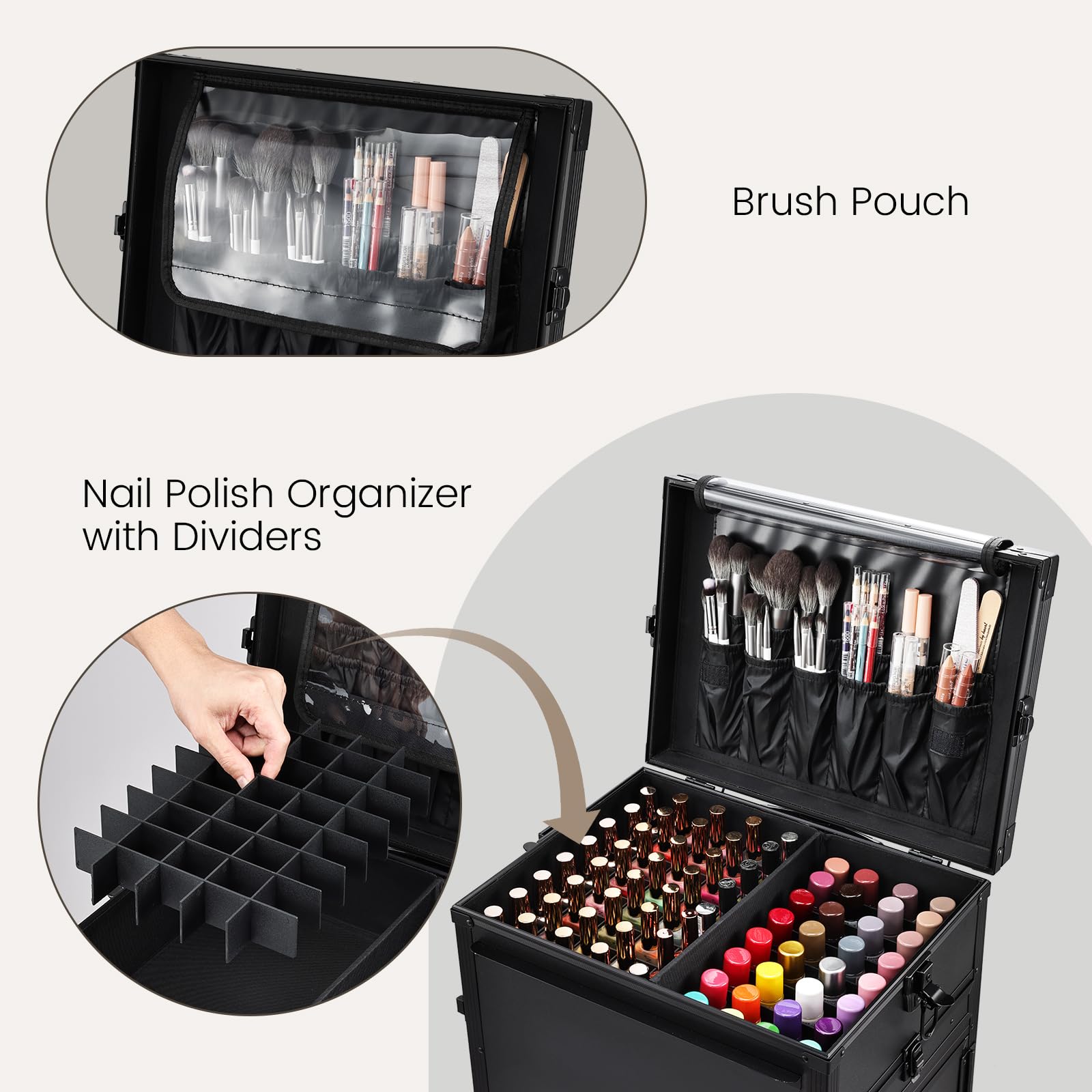 Joligrace slide middle drawer adds extra workspace when needed