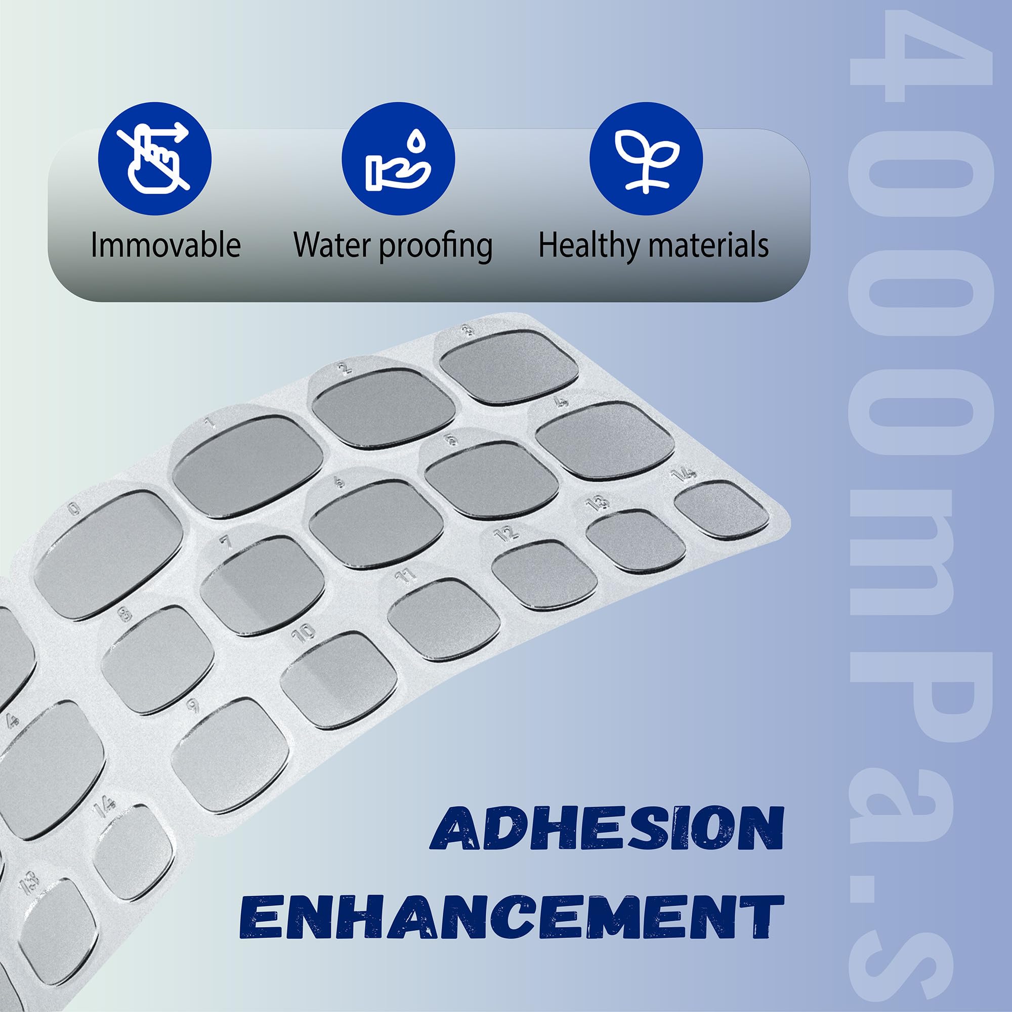 Jolly Snaps no-damage tabs are waterproof and ultra-thin at 0.3mm.
