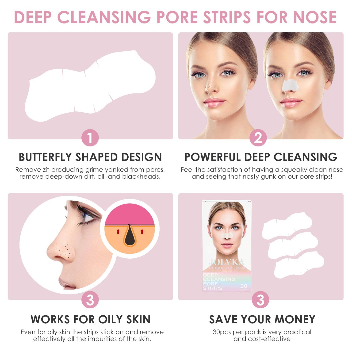 JOLVKA pore detail image with clearer-looking skin after use.