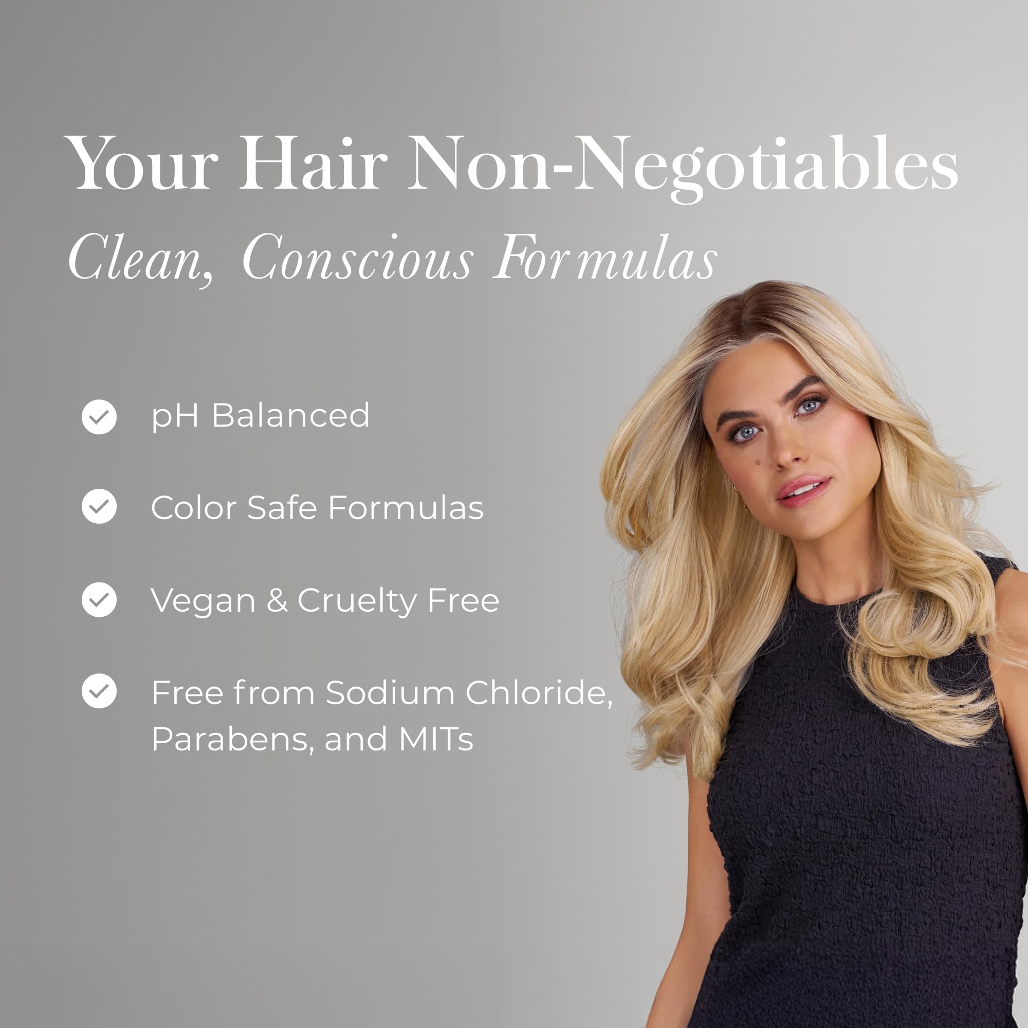 Jon Renau Fiber Love wig application scene highlighting lightweight conditioning for daily wear.