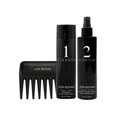 Jon Renau synthetic hair shampoo bottle ready for gentle cleansing and shine
