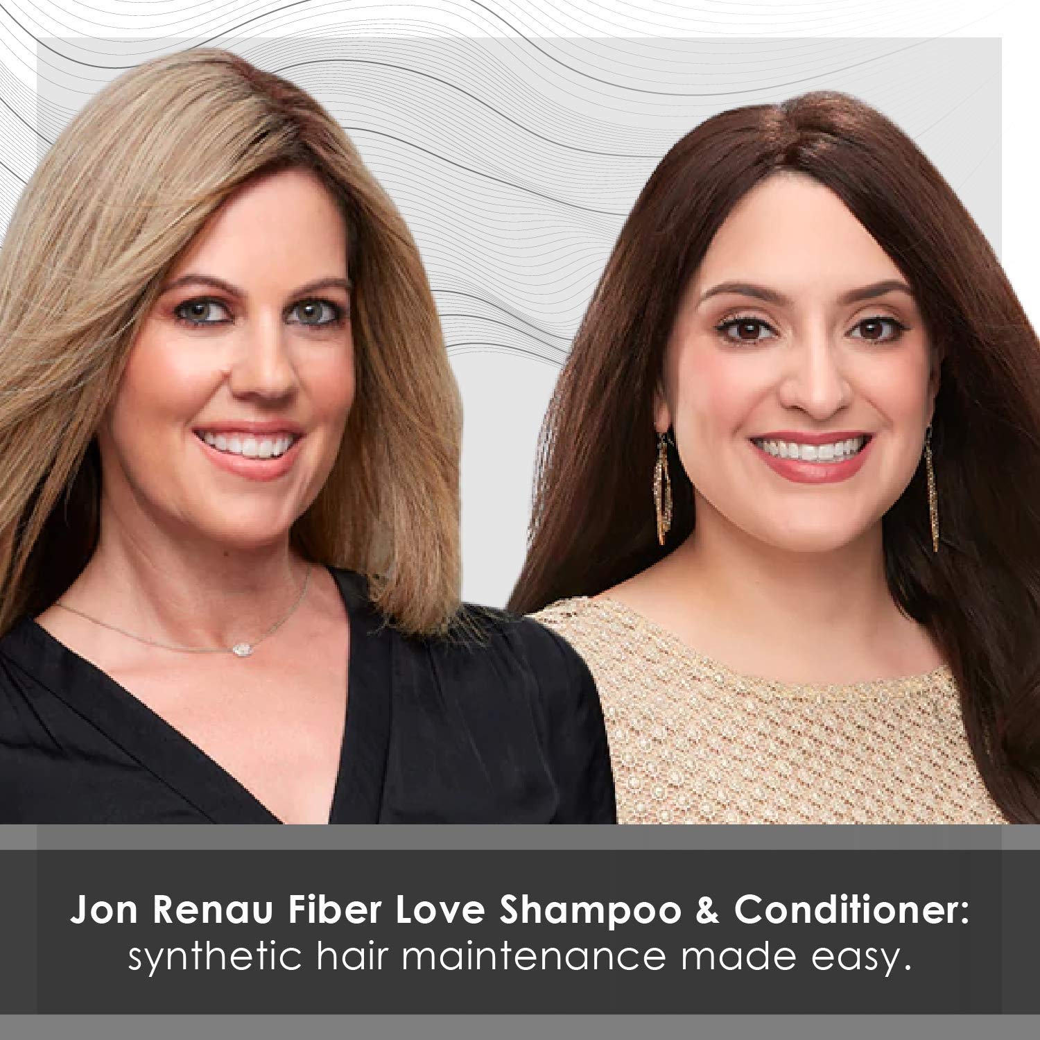 Jon Renau wide-tooth comb smooths detangling with gentle glide for synthetic hair
