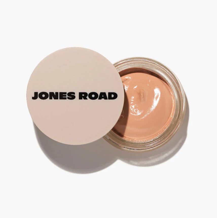 Jones Road What The Foundation beige packaging enables on-the-go touch-ups