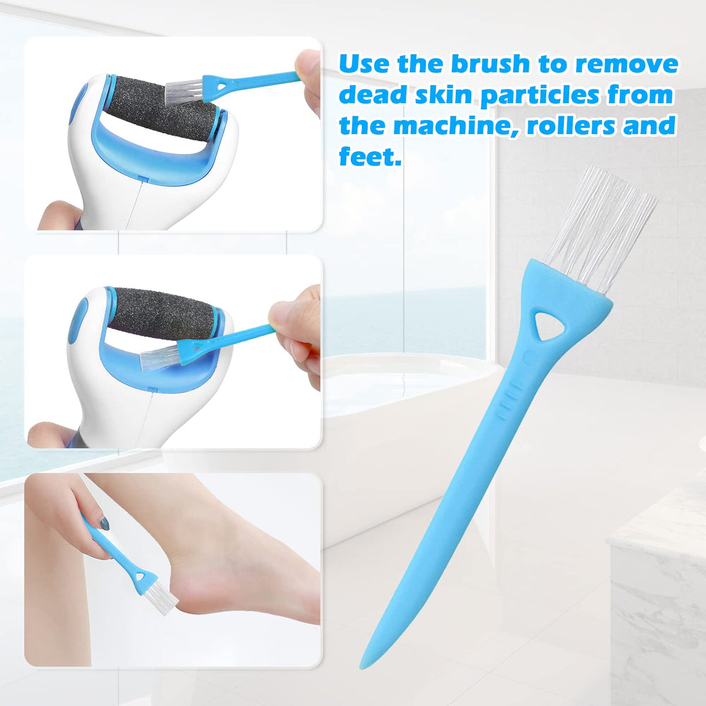 Jorest Amope fine white rollers 4pcs for daily foot maintenance and smoothing.