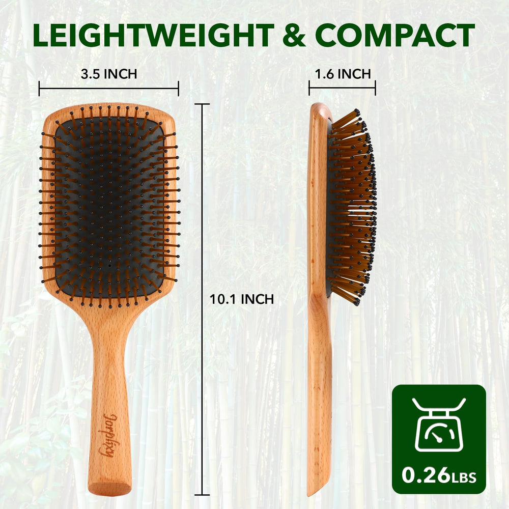 Jorplixy wet-dry-styling brush ideal for use on damp or dry hair.