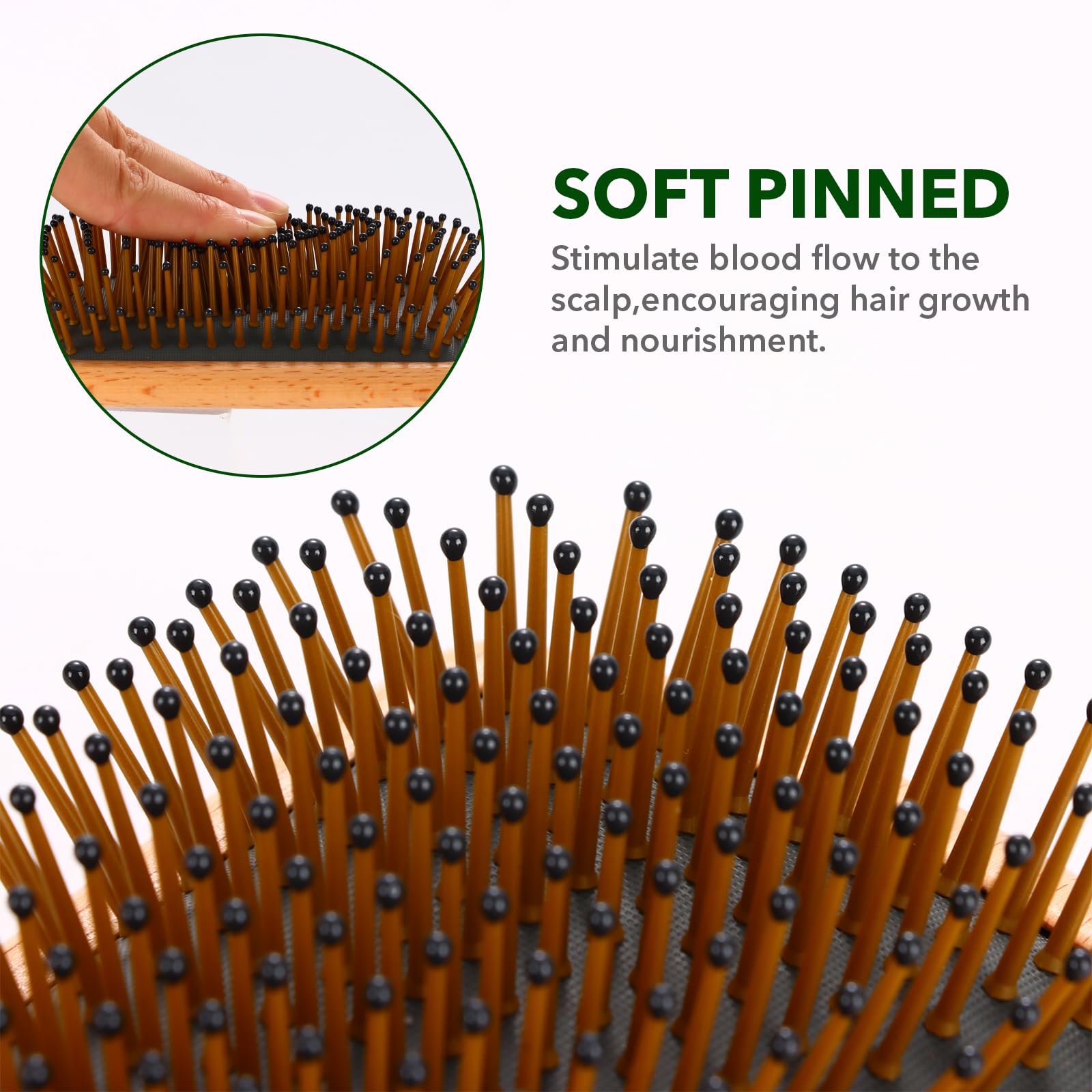 Jorplixy wooden-paddle-brush large size for thorough detangling on thick or long hair.
