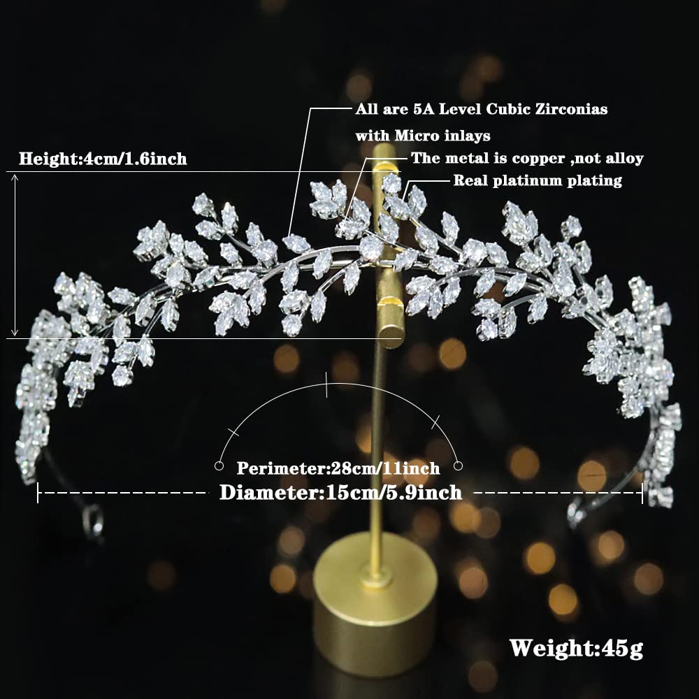 Jorsnovs tiara detailed-diamond-perimeter emphasizes continuous sparkle