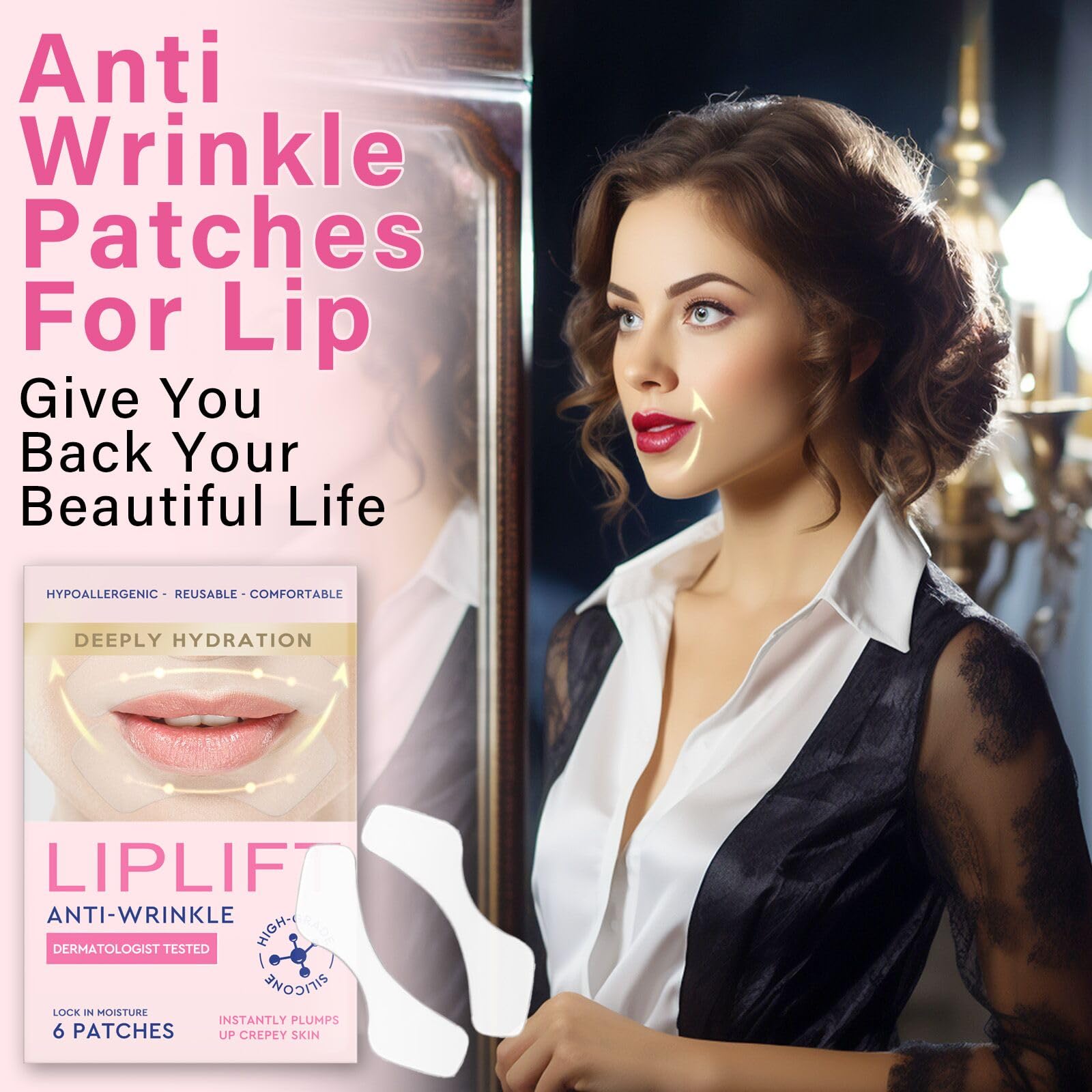 Josera patches conform to lip contours for snug fit
