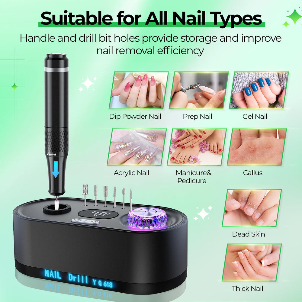 JOSGLOI compact storage keeps bits organized during manicure sessions