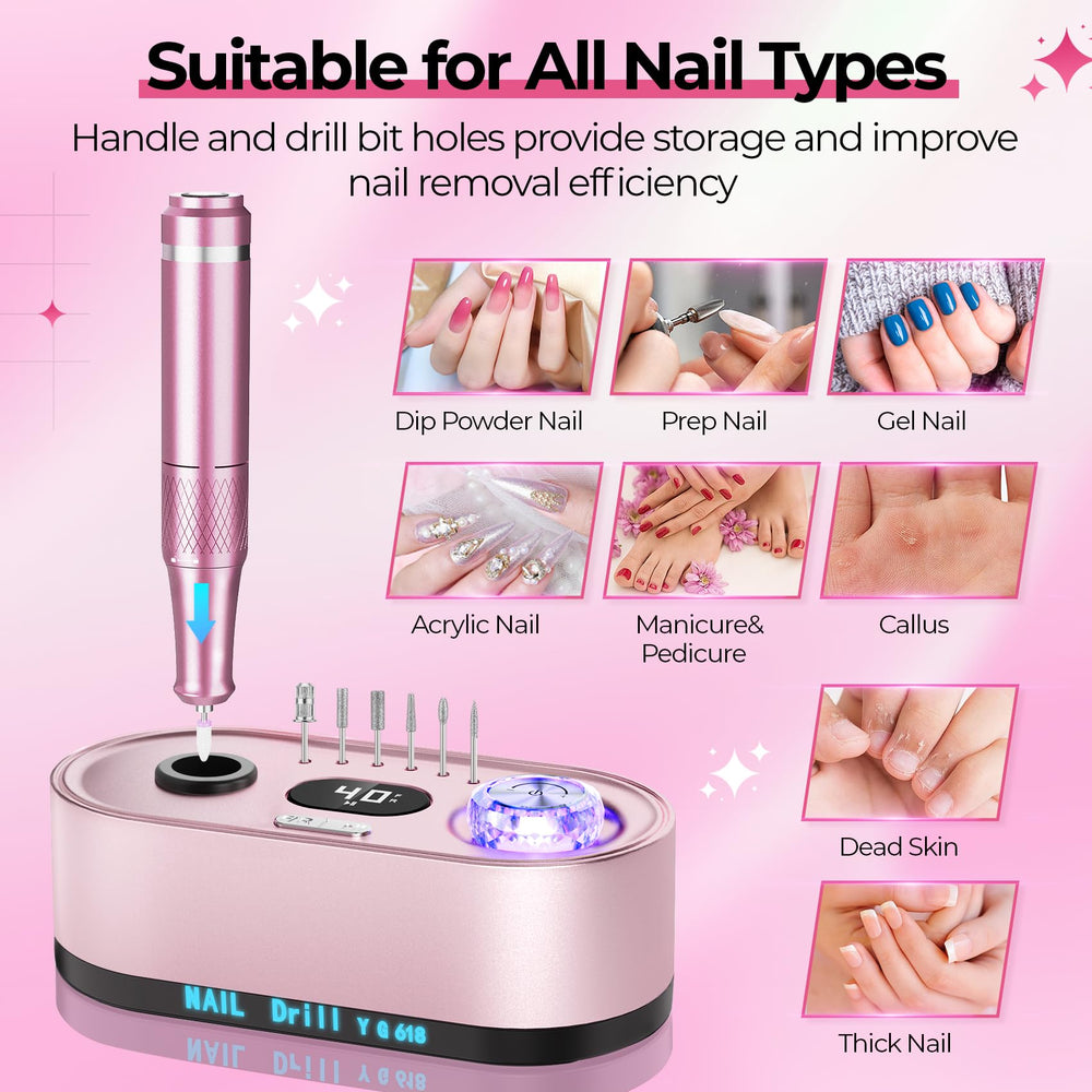 JOSGLOI compact storage design keeps nail tools organized on your workstation.