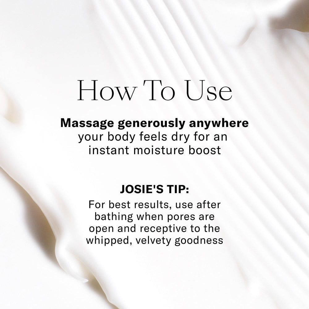 Josie Maran Peppermint Twist body ritual image highlights spa-at-home glow