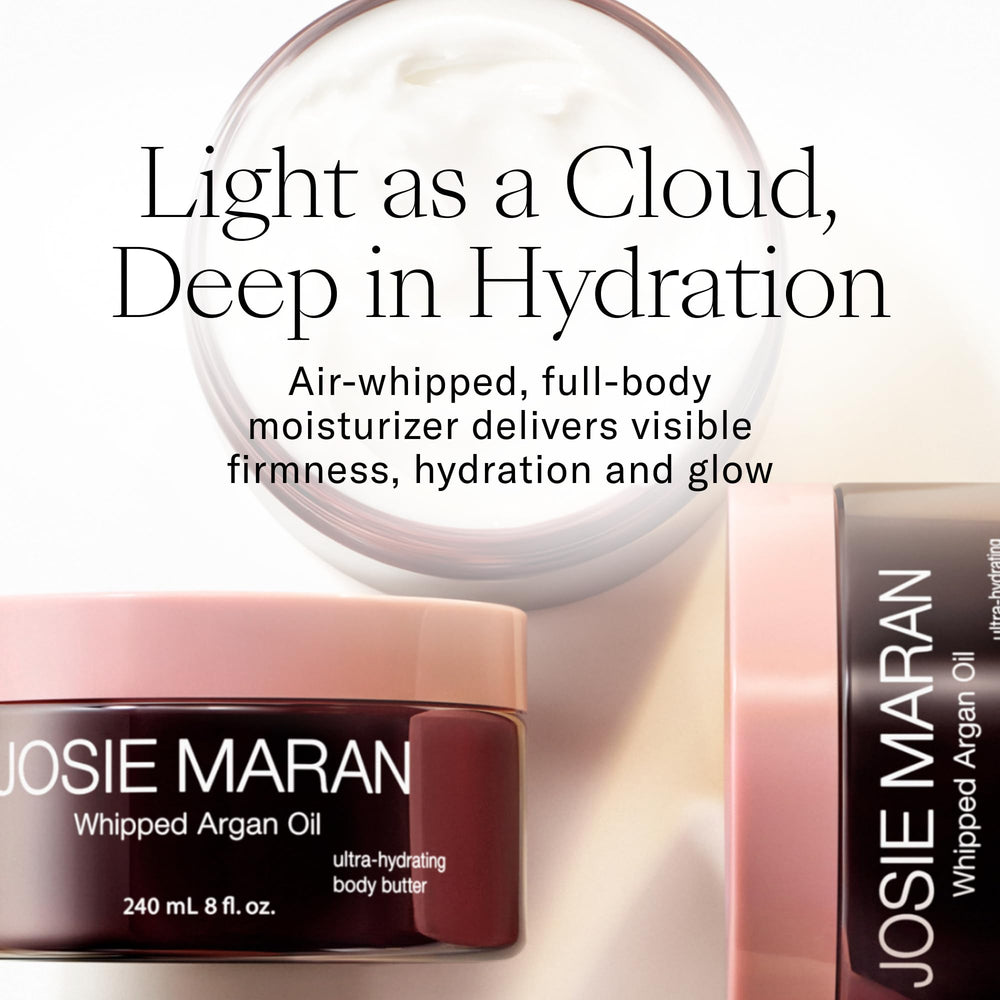 Josie Maran Peppermint Twist sugar balm scrub buffs dull skin with argan and coconut oils