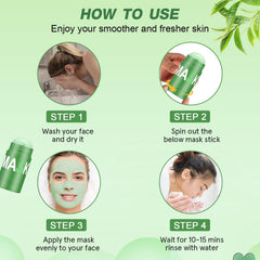 Josmon Green Tea Deep Cleanse Mask-moisturizing delivers natural hydration without heaviness