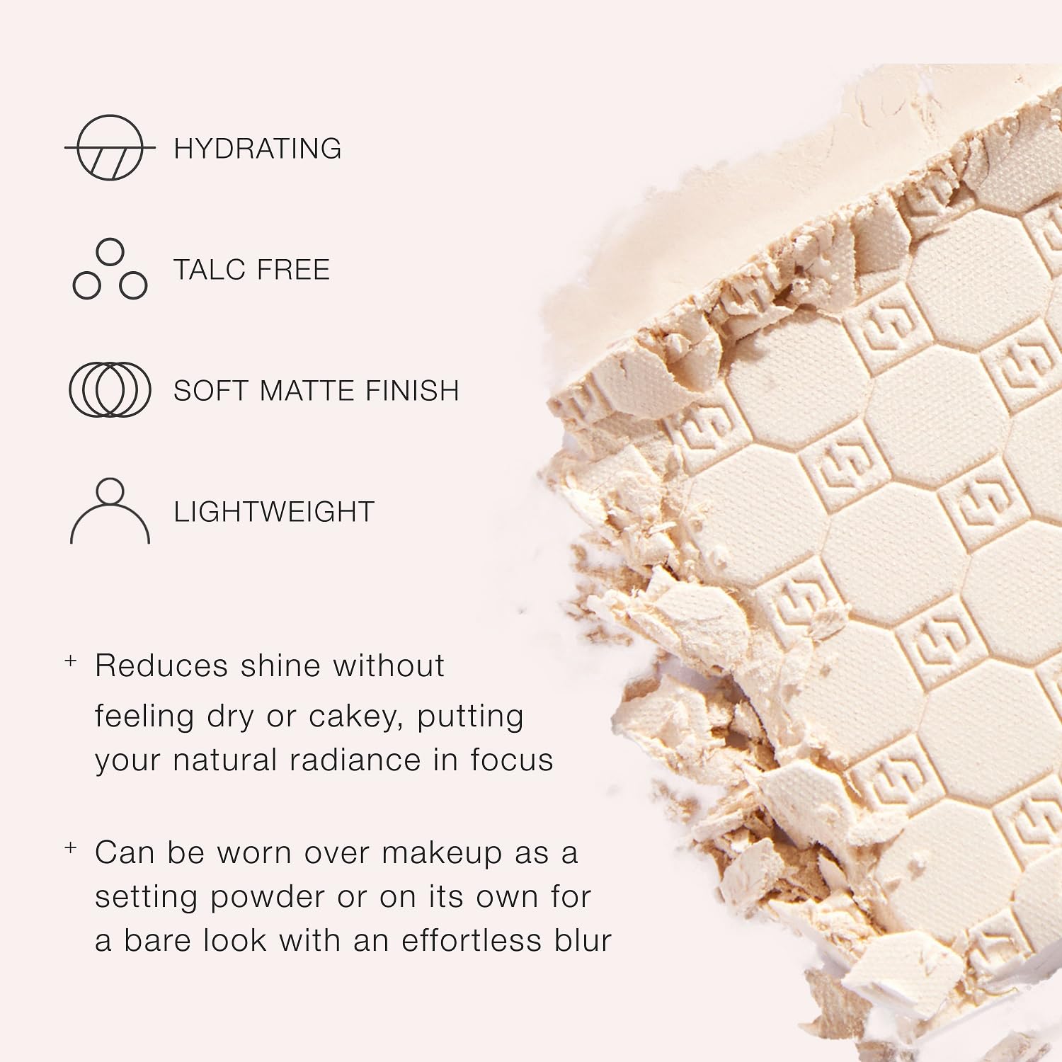 Jouer Soft Focus Hydrate & Setting Powder blur pores on skin for a refined look