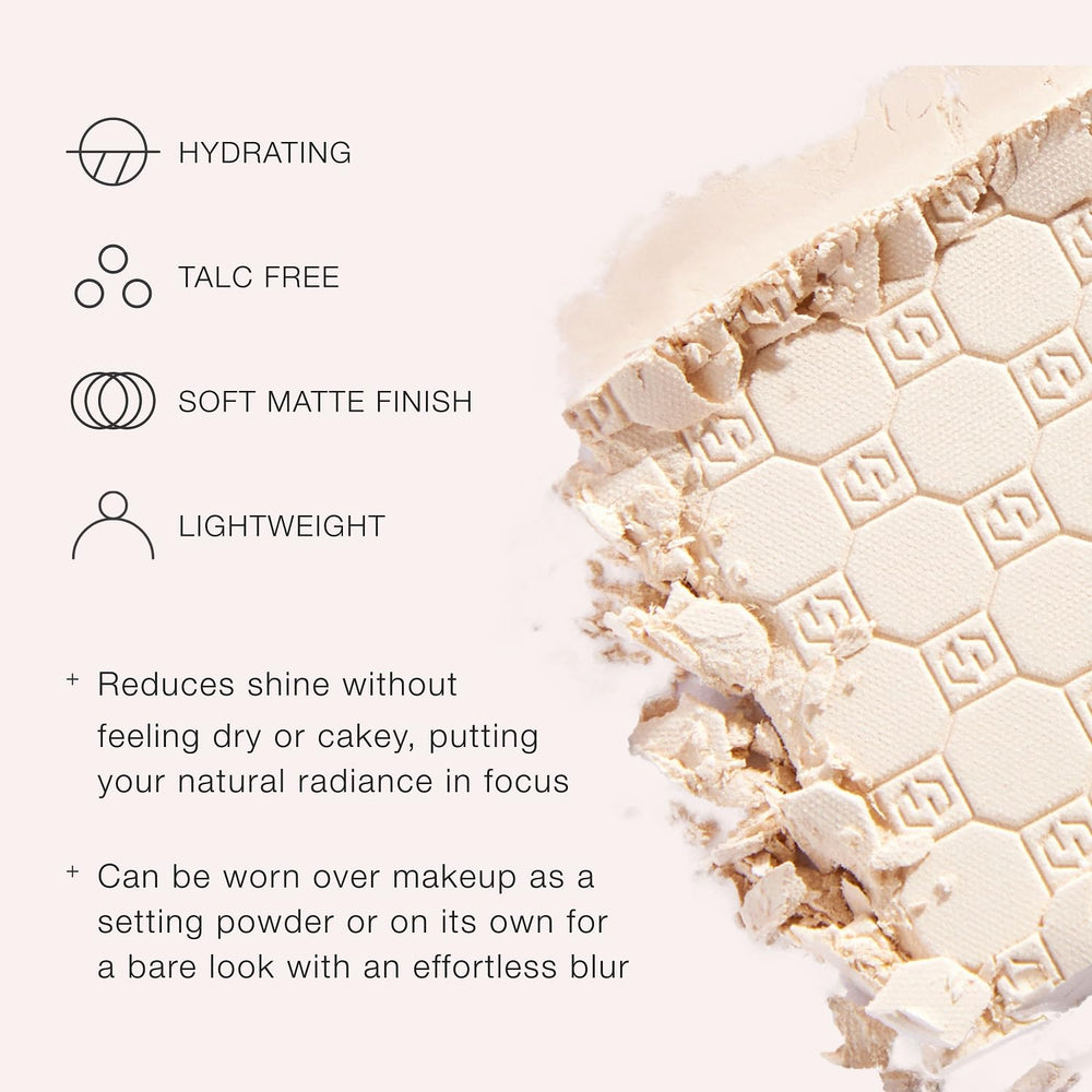 Jouer Soft Focus Hydrate & Setting Powder blur pores on skin for a refined look