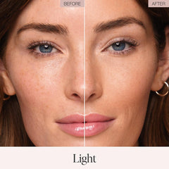 Jouer Soft Focus compact open reveals pressed powder for even texture.