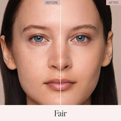 Jouer Soft Focus Hydrate & Setting Powder with travel brush enables even, lightweight wear