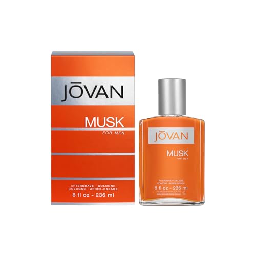 Jovan Musk aftershave application showcases romantic, confident wear for evening outings.