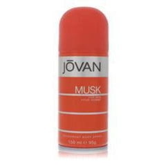 Jovan Musk Body Spray bottle for daily wear with a confident scent.