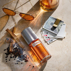 Jovan Musk for Men spray bottle demonstrates easy daily application