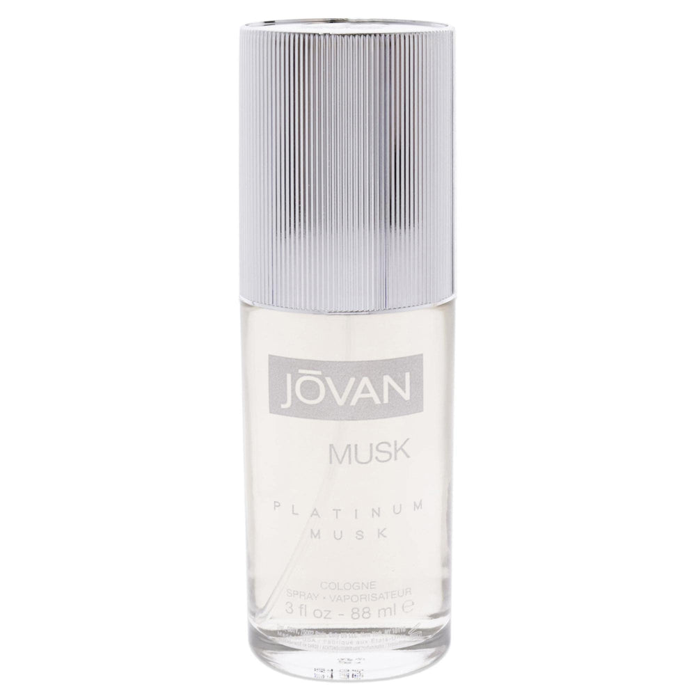 Jovan Platinum Musk EDC spray application ideal for on-the-go refresh.