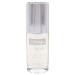 Jovan Platinum Musk EDC spray application ideal for on-the-go refresh.